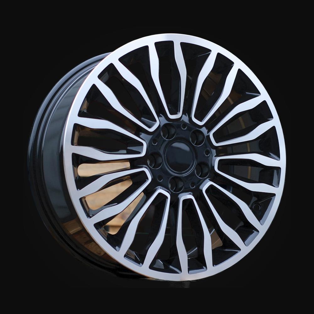 Ratlankis R18x7.5J  5X112  ET  52  66.5  B1490  Black Polished (MB)  For MER  (Z1)  ((max 980kg)(V-Class/Vito))