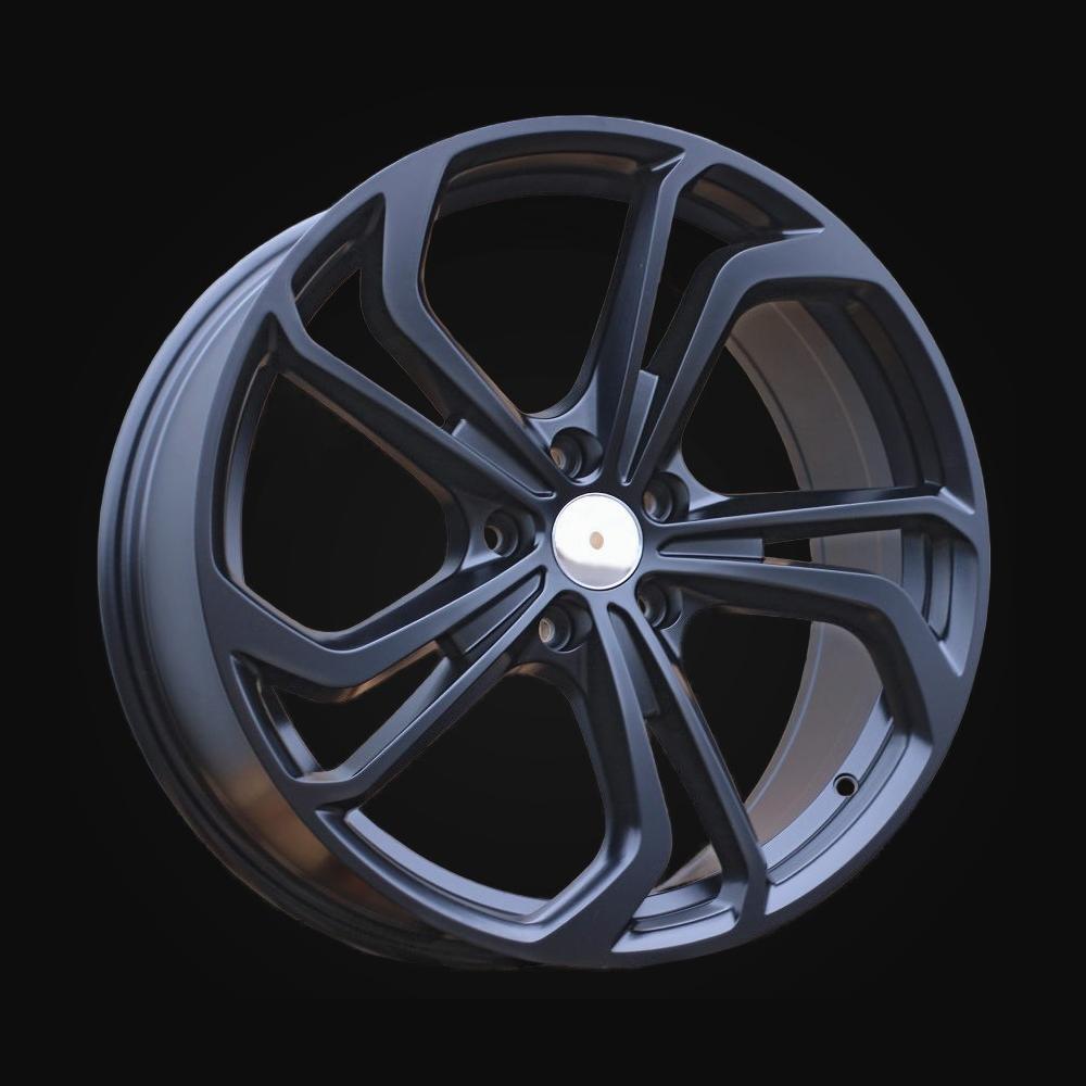 Ratlankis R19x8J  5X112  ET  45  57.1  B1525  Black Half Matt (BLHM)  For VW  (Z2)