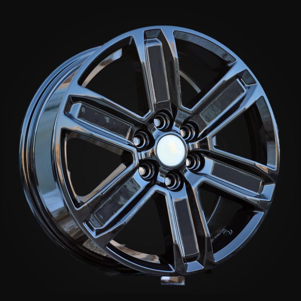 Ratlankis R18x7.5J  6X120  ET  50  74.5  B1598  Black (BL)  For FORD  (Z6)  (1000kg)