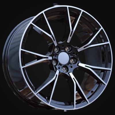 Ratlankis R18x8J  5X120  ET  30  72.6  B1617  (IND7046)  Black Polished (MB)  For BMW  (K7)