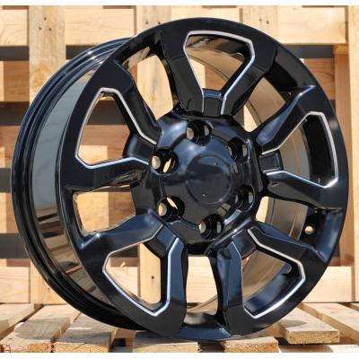 Ratlankis R17x7.5J  6X139.7J  ET  30  106.1  B1623  (IN1103)  Black (BL)  For TOYOT  (P2)