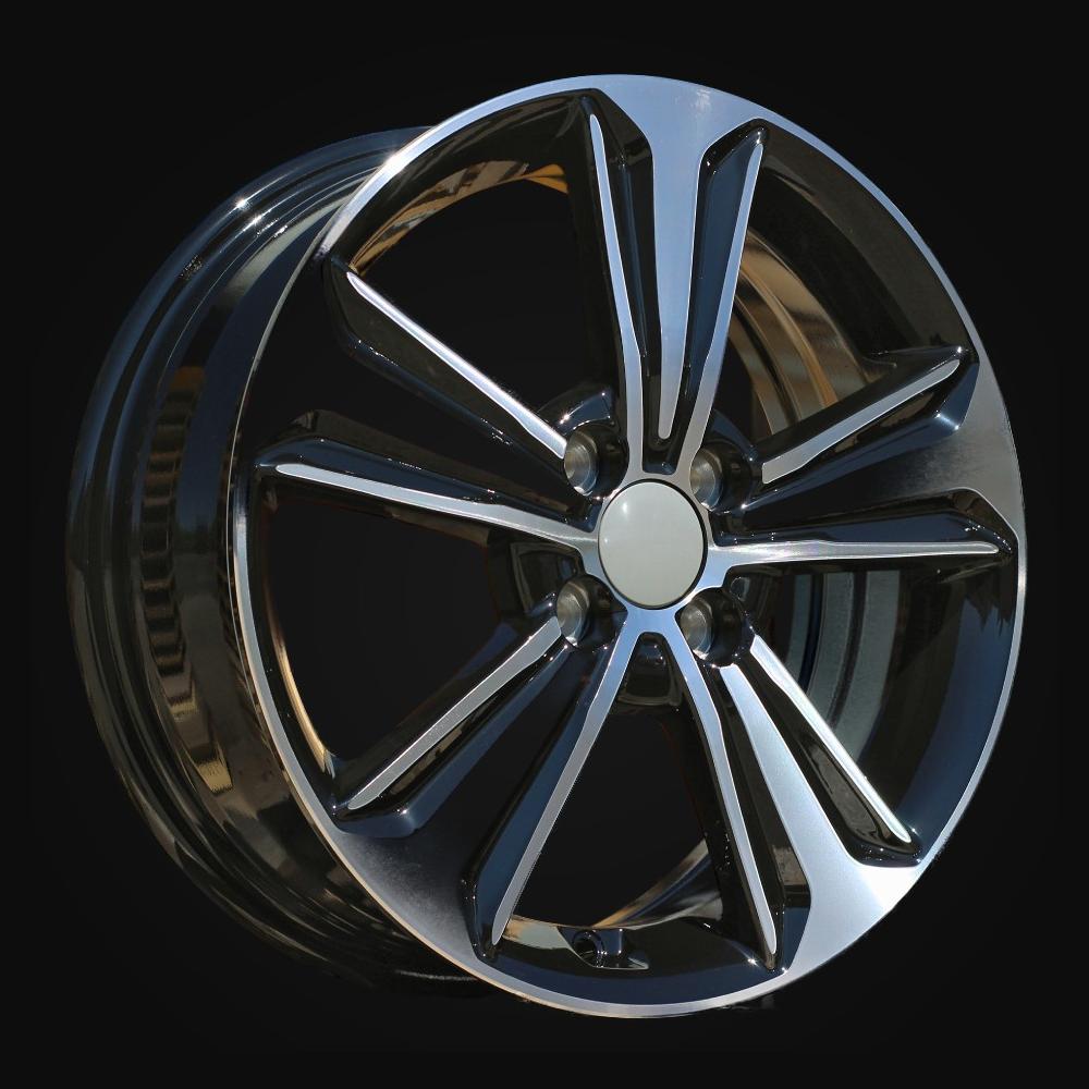 Ratlankis R16x6J  4X100  ET  50  54.1  B1627  (IN5368)  Black Polished (MB)  For HYUND  (Z5)