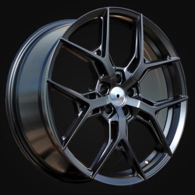 Ratlankis R20x8.5J  5X108  ET  40  63.3  B1696  Black Half Matt (BLHM)  For RACIN  (P)