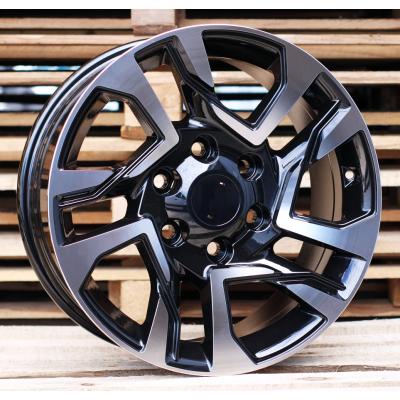 Ratlankis R17x7.5J  6X139.7J  ET  25  106.1  B1704  Black Polished (MB)  For 4X4J  (Z1+Z3)  (New TOYOTA)