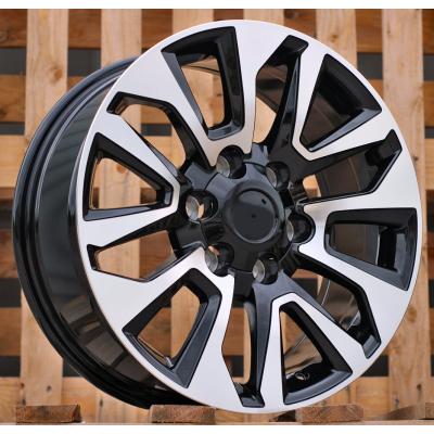 Ratlankis R18x7.5J  6X139.7J  ET  25  106.1  B1743  Black Polished (MB)  For 4X4J  (Z1)  (4x4J for TOYOTA)