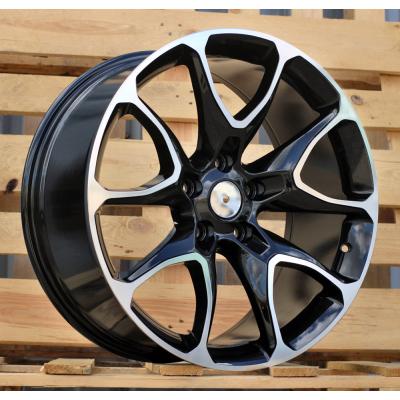 Ratlankis R20x9  5X127  ET  32  71.5  B1790  Black Polished (MB)  For JEEP  (Z6)