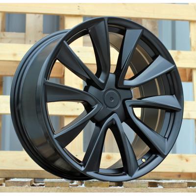 Ratlankis R19x8.5J  5X114.3J  ET  40  64.1  B2046  (H3154F)  Black Half Matt (BLHM)  For TESLA  (K8)  (HYBRID FORGED (Model 3))