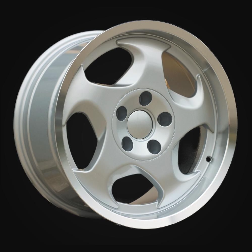 Ratlankis R17x8J  5X120  ET  15  74.1  B2417  Silver+Polished Lip (SP)  For BMW  (Z1)  (Front Right)