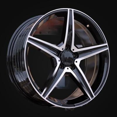 Ratlankis R19x8J  5X112  ET  43  66.6  B5052  (FBX163J)  Black Polished (MB)  For MER  (P2)  (HYBRID FORGED)