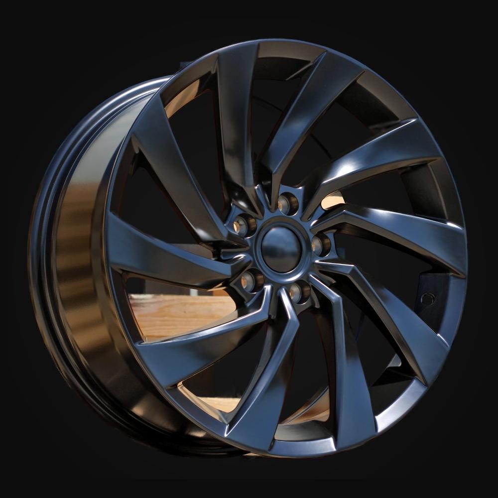 Ratlankis R18x8J  5X112  ET  40  57.1  B5083  (IN1072)  Black Half Matt (BLHM)  For VW  (K8)