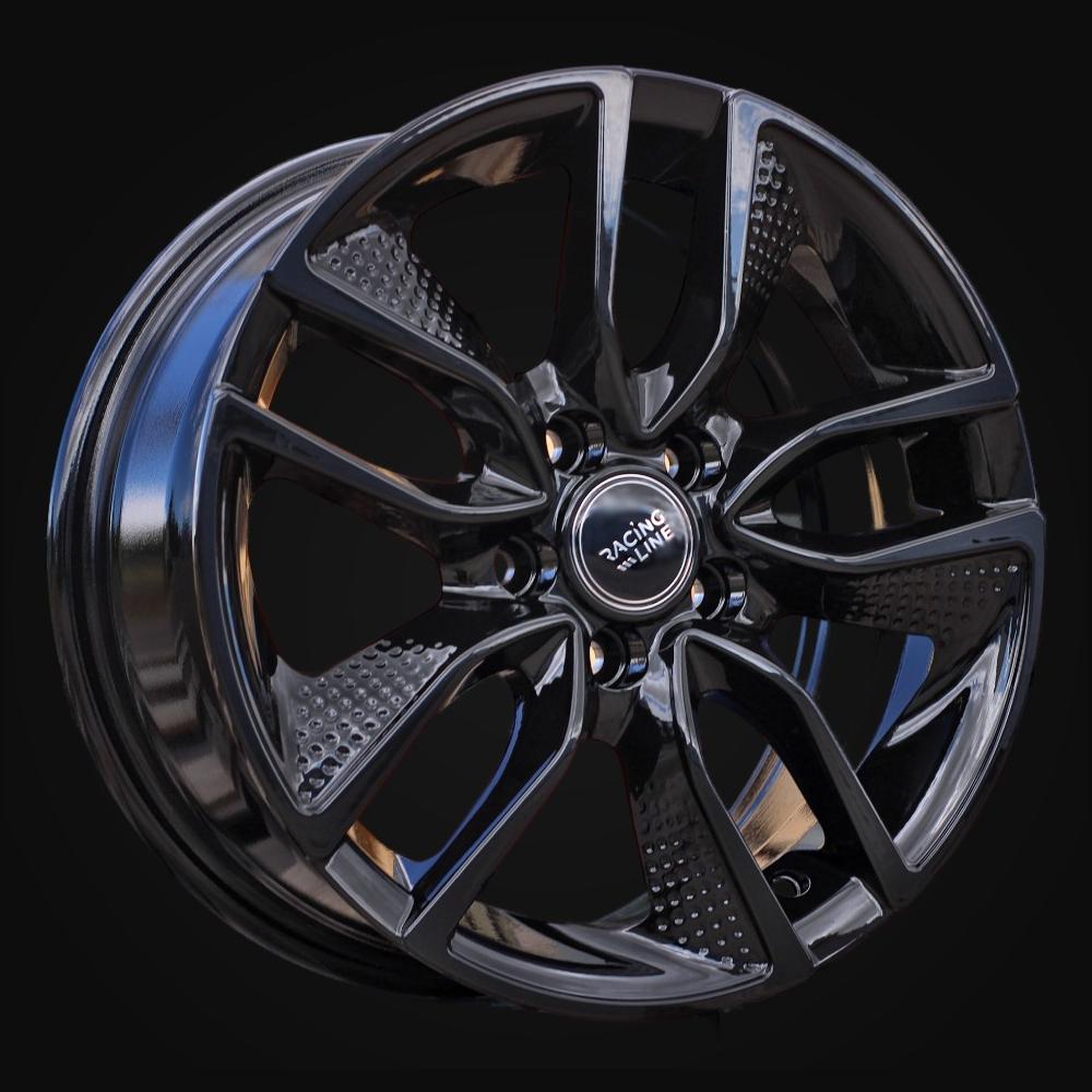 Ratlankis R15x6.5J  5X100  ET  40  57.1  B5087  Black (BL)  For RACIN  (L5)