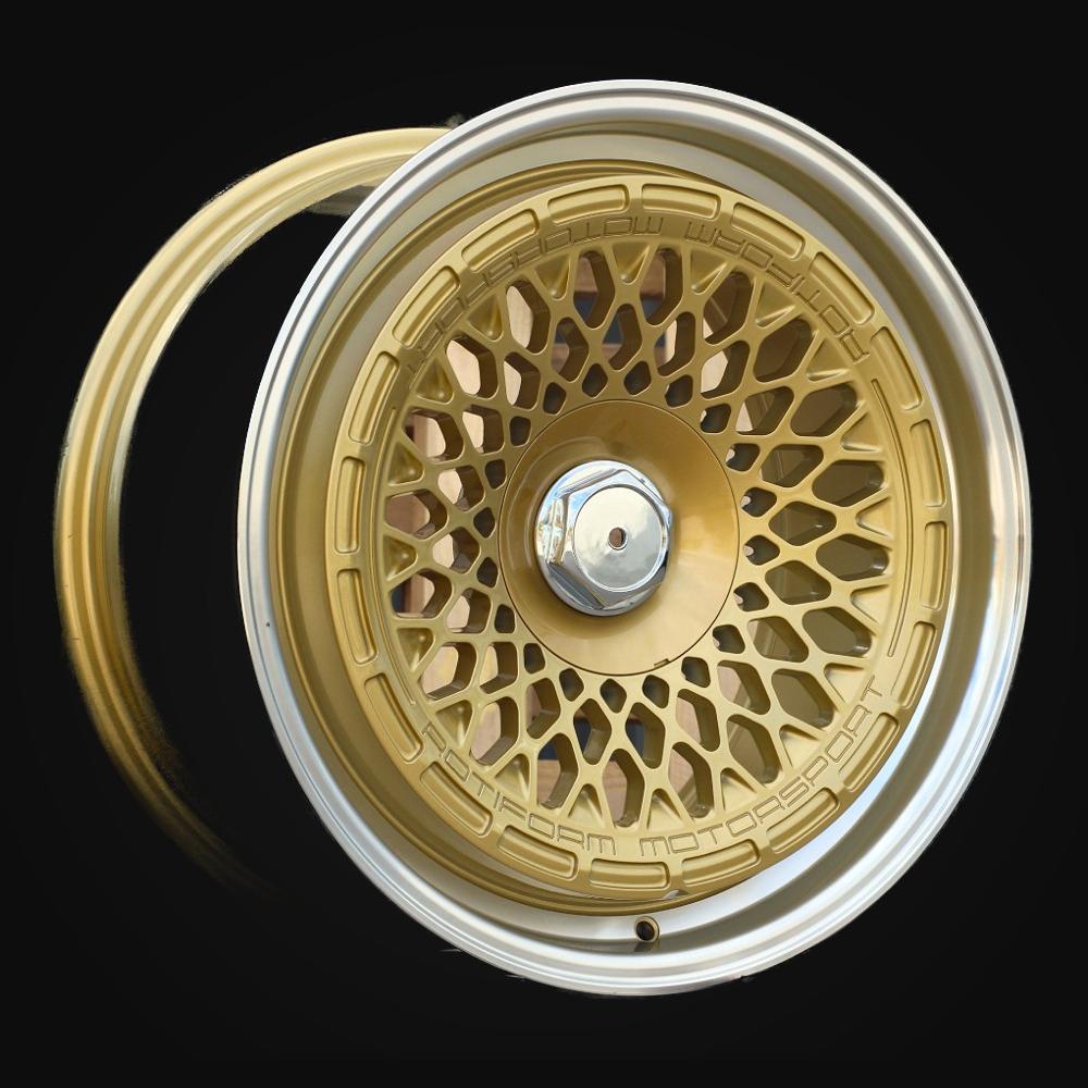 Ratlankis R18x8.5J  10X112/120  ET  30  72.6  1308B  Bronze+Polished Lip (YYPL)  For RACIN  (Z4)  (ROTIFORM MOTOSPORT Style Rear+Front)