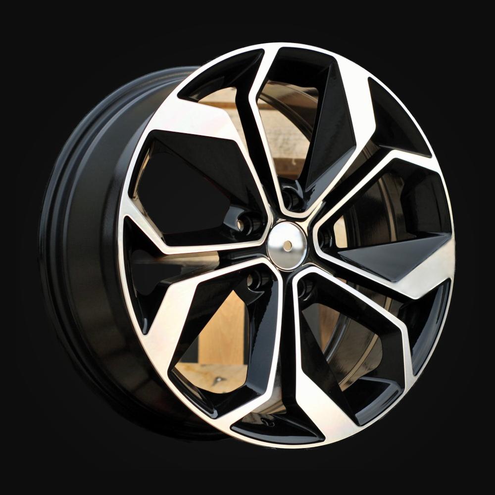 Ratlankis R16x6.5J  5X114.3  ET  41  66.1  B5168  Black Polished (MB)  For RENAU  (R+P2)