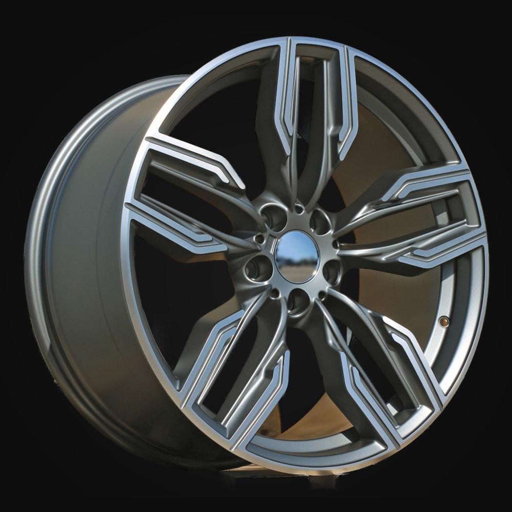Ratlankis R20x10J  5X112  ET  41  66.6  B5181  Grey Polished Half Matt (MGHM)  For BMW  (P)  (Rear+Front)