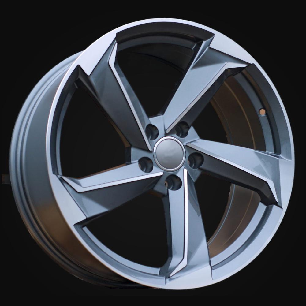 Ratlankis R19x8.5J  5X112  ET  35  66.5  B5185  Grey Polished (MG)  For AUD  (K2)
