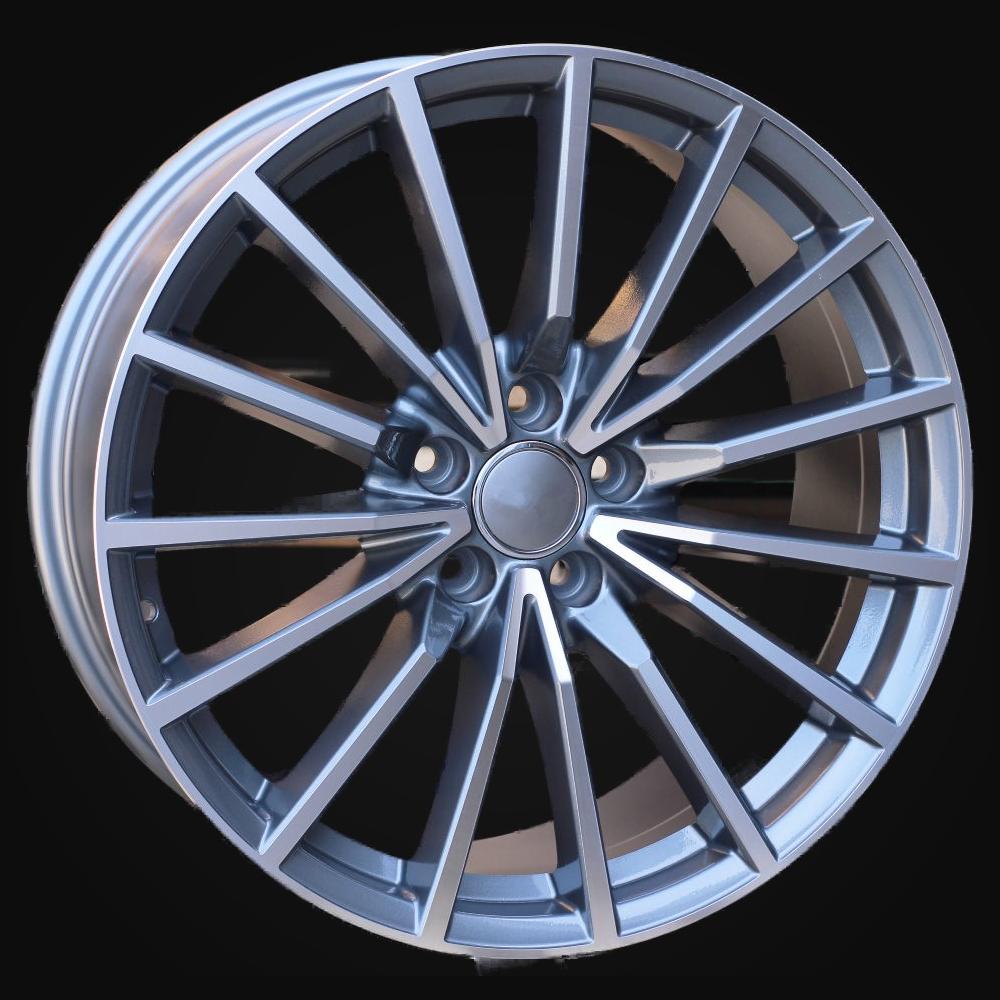 Ratlankis R17x7.5J  5X112  ET  35  66.5  B5246  Grey Polished+Powder Coating (MGPC)  For AUD  (K2)