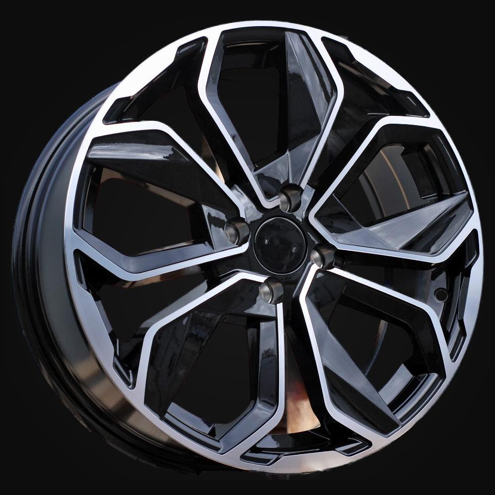 Ratlankis R17x7J  4X100  ET  44  60.1  B5296  (XFE164)  Black Polished (MB)  For RENAU  (K3+P1)