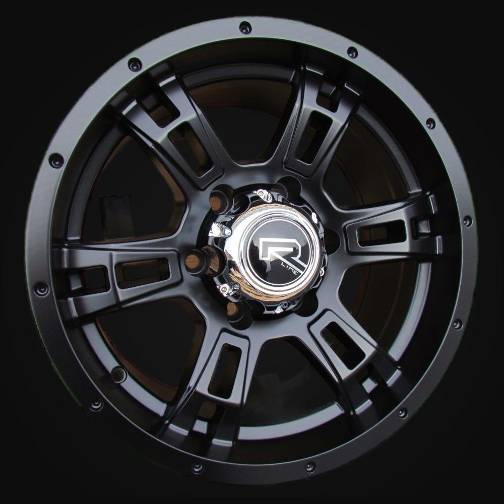 Ratlankis R16x8J  6X139.7  ET  0  110.5  B5317  Black Half Matt (BLHM)  For 4X4  (R)