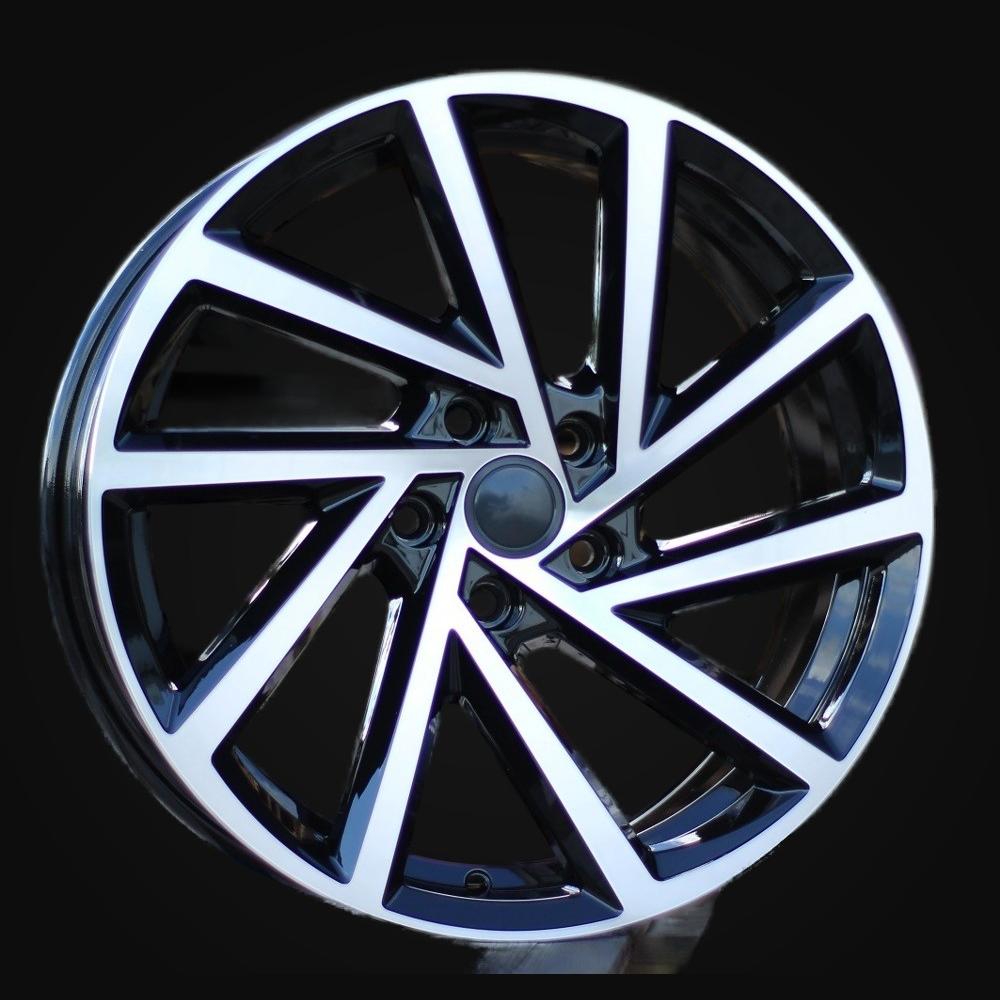 Ratlankis R16x6.5J  5X112  ET  45  57.1  B5329  Black Polished (MB)  For VW  (P)