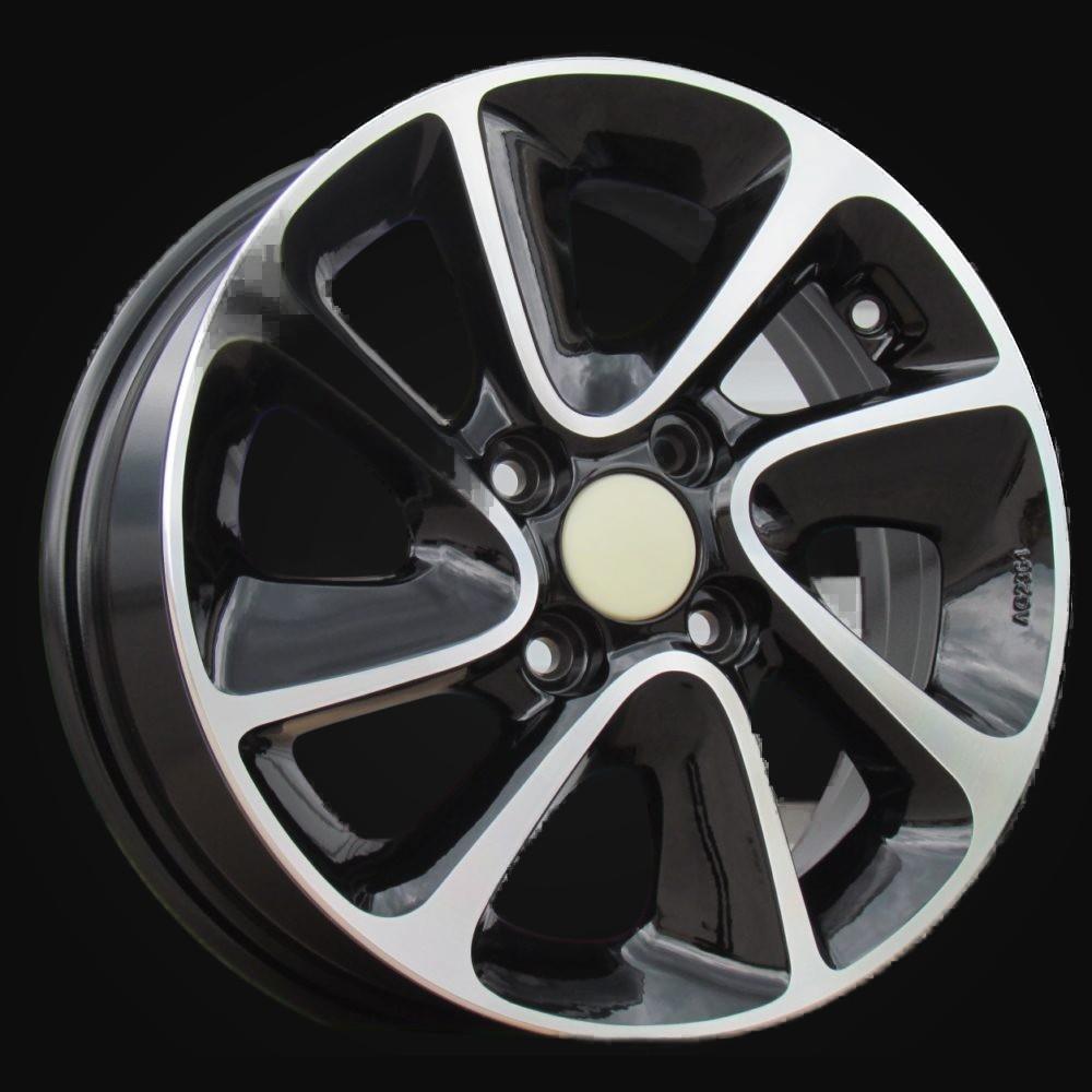 Ratlankis R14x5J  4X100  ET  41  54.1  B5387  Black Polished (MB)  For HYUND  (K4)