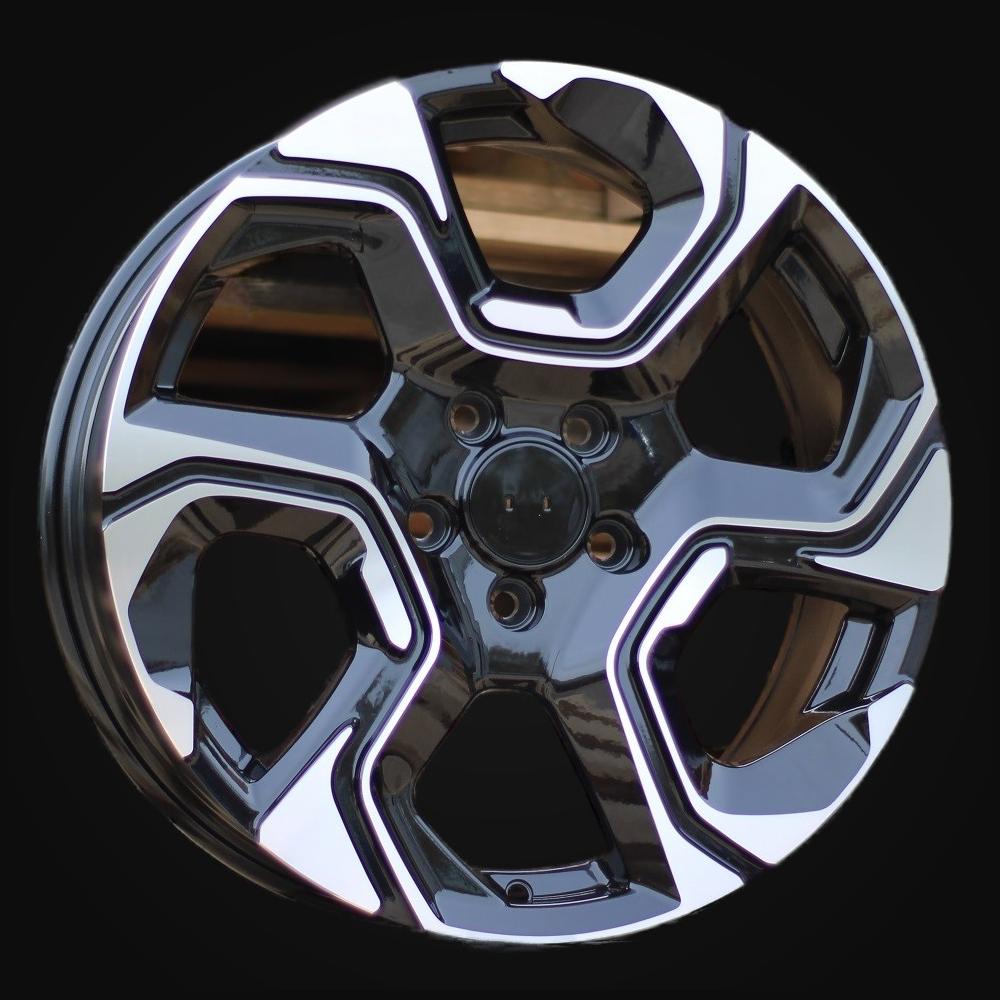 Ratlankis R18x7J  5X114.3  ET  45  64.1  B5389  Black Polished (MB)  For HOND  (K4)