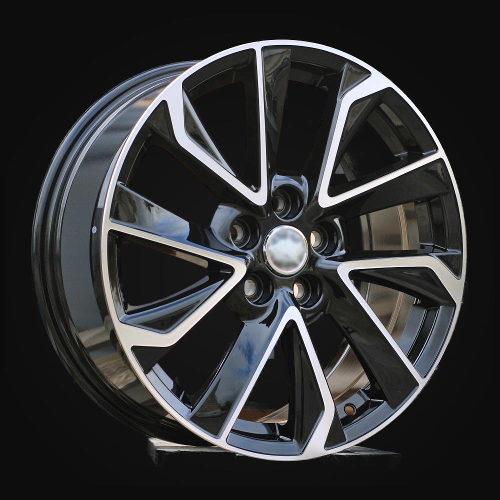 Ratlankis R17x7J  5X114.3  ET  45  60.1  B5463  Black Polished (MB)  For TOYOT  (L5)