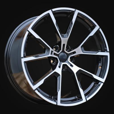 Ratlankis R19x8J  5X120  ET  36  72.6  B5601  Black Polished (MB)  For BMW  (P2+K2)  (Rear+Front)