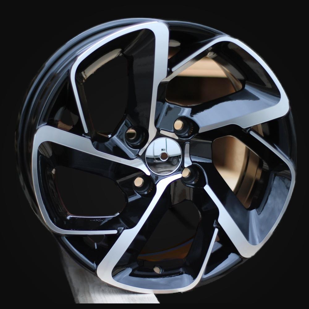 Ratlankis R16x7J  4X108  ET  25  65.1  B5714  Black Polished (MB)  For CITRO  (K4)