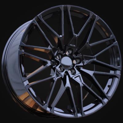 Ratlankis R21x9.5J  5X112  ET  37  66.6  B5771  (IN0295)  Black (BL)  For BMW  (Z5+P2)  (Rear+Front)