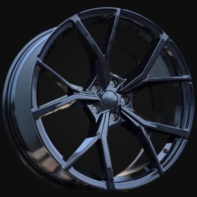 Ratlankis R19x8J  5X112  ET  28  66.6  B5801  (FBX256J)  Black (BL)  For VW  (Z5)  (HYBRID FORGED Tuareg)