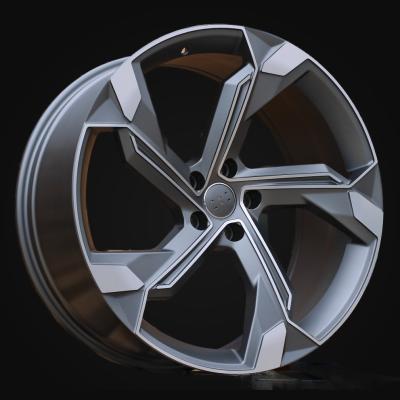 Wheel R21x9J  5X112  ET  36  66.5  Y1201  (FBX150J)  Grey Polished (MG)  For AUD  (K8)  (HYBRID FORGED)