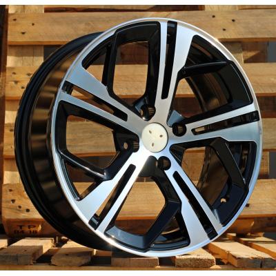 Wheel R16x7J  4X108J  ET  25  65.1  Y1206  Black Polished (MB)  For PEUG  (D5+P2)  ((AKC 70 Eur))