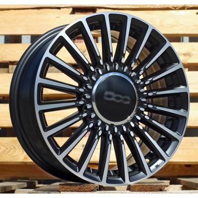 Wheel R16x6.5J  4X98J  ET  35  58.1  Y1210  Black Polished (MB)  For FIAT  (P+Z7)  (NEW Model 500)