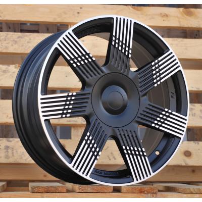 Wheel R17x7J  4X98J  ET  41  58.1  YF7074  Black Polished Half Matt (MBHM)  For FIAT  (M)  (HYBRID FORGED)