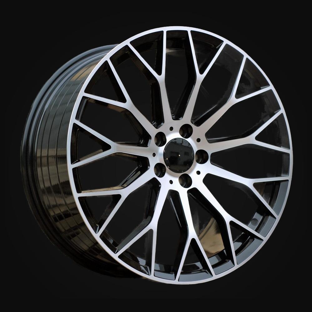 Wheel R18x8J  5X112  ET  43  66.6  YS1180  (FLB002)  Black Polished (MB)  For MER  (Z5)  (HYBRID FORGED)