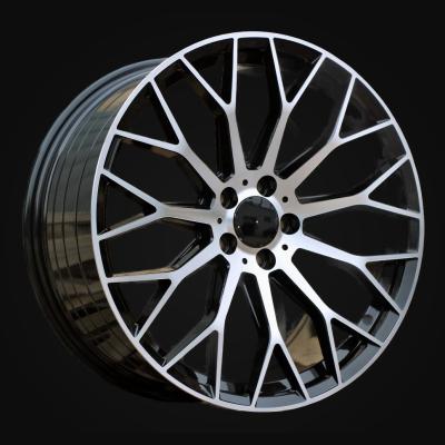 Wheel R18x8J  5X112  ET  43  66.6  YS1180  (FLB002)  Black Polished (MB)  For MER  (Z5)  (HYBRID FORGED)