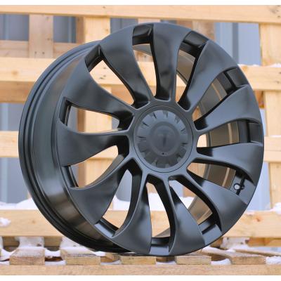 Wheel R18x8.5J  5X114.3J  ET  38  64.1  YS214  (H3117F)  Black Half Matt (BLHM)  For TESLA  (Z3)  (HYBRID FORGED (Model 3))