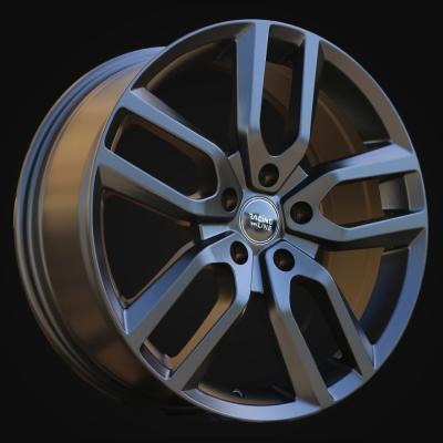 Ratlankis R18x7.5J  5X114.3  ET  45  73.1  B5883  Black Half Matt (BLHM)  For RACIN  (K4)