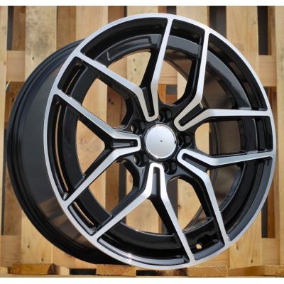 Ratlankis R19x9J  5X112J  ET  49  66.6  3S1034  Black Polished (MB)  For MER  (K2+K4)  (HYBRID FORGED NEW Model)