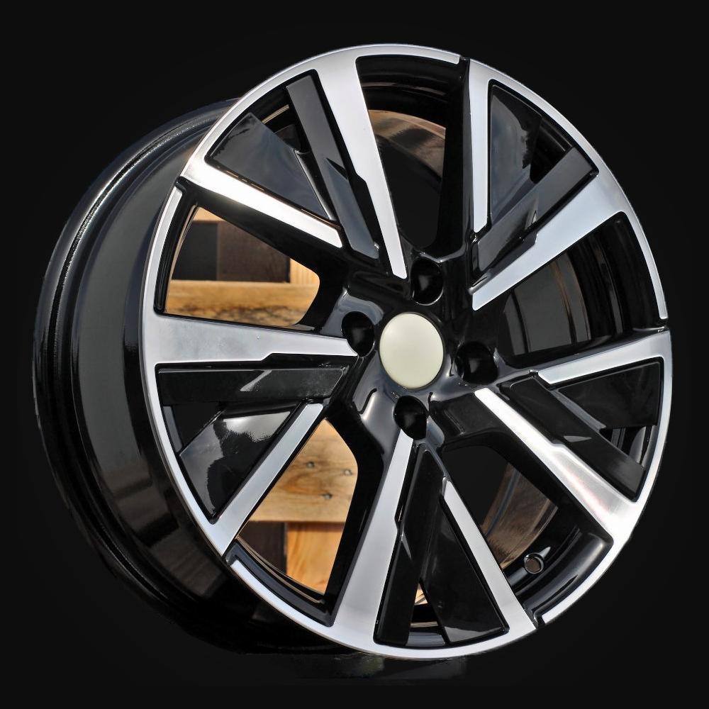 Ratlankis R15x6.5J  4X108  ET  32  65.1  B5906  (LU2386)  Black Polished (MB)  For PEUG  (Z6)  (Carved Spokes)