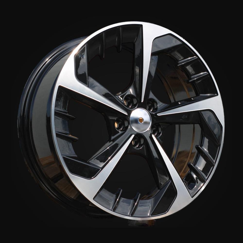 Ratlankis R17x7J  5X100  ET  51  57.1  B5943  Black Polished (MB)  For SEAT  (Z7)