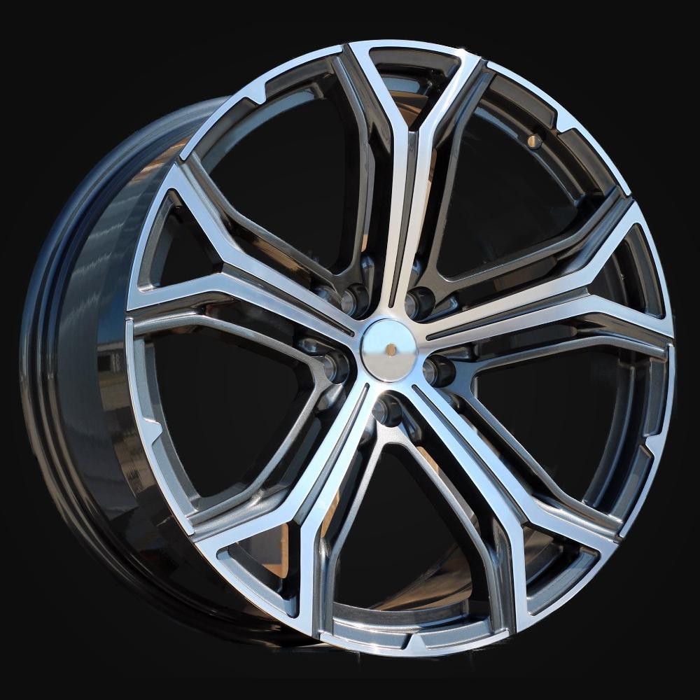 Ratlankis R21x9J  5X114.3  ET  35  67.1  BFMS3  (FB0285)  Grey Polished (MG)  For MASER  (K7)  (FORGED Maserati (Rear+Front))