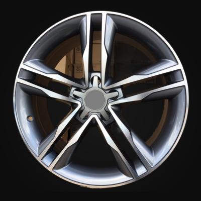 Ratlankis R18x8J  5X112  ET  39  66.5  BK114  Grey Polished+Powder Coating (MGPC)  For AUD  (P)