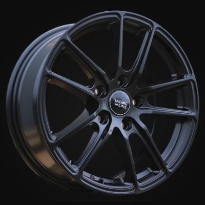 Ratlankis R16x7J  5X100  ET  40  57.1  BK1155  Black Half Matt (BLHM)  For RACIN  (D2)