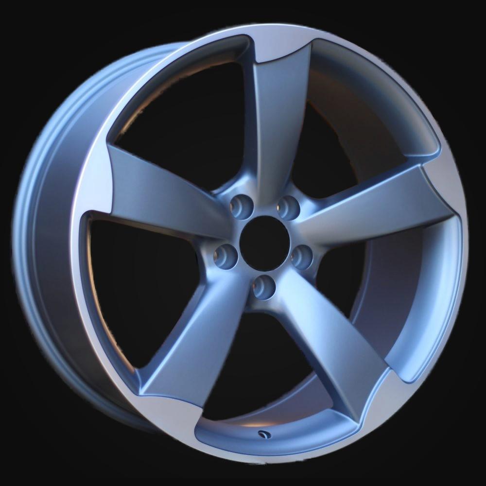 Ratlankis R18x8J  5X100  ET  35  57.1  BK217  Grey Polished Half Matt (MGHM)  For AUD  (R+P+K2)