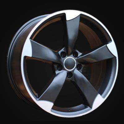 Ratlankis R18x8.5J  5X112  ET  45  66.5  BK217  (BY939)  Black Polished Half Matt (MBHM)  For AUD  (P+P1+K7)