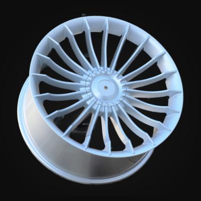 Ratlankis R21x10J  10X112/120  ET  41  72.6  BK273  (A1004)  Silver Shining (SS)  For BMW  (P)  (ALPINA Style Rear+Front)