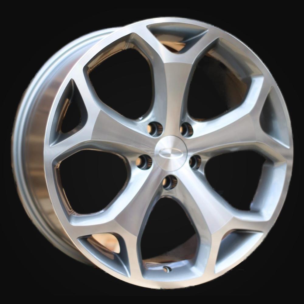 Ratlankis R16x6.5J  5X108  ET  50  63.4  BK386  Grey Polished (MG)  For FORD  (R+K4)