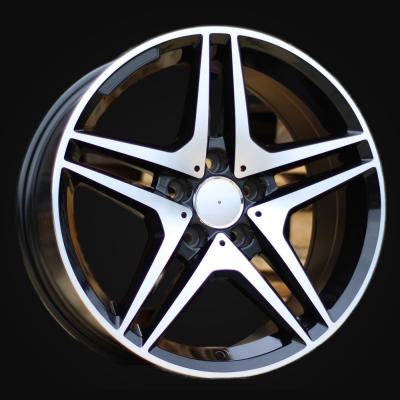 Ratlankis R17x8J  5X112  ET  40  66.6  BK443  Black Polished (MB)  For MER  (K2)