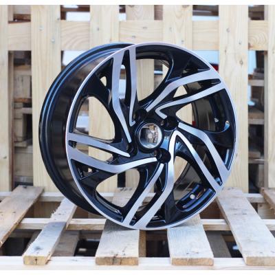 Ratlankis R16x7J  4X108J  ET  25  65.1  BK607  Black Polished (MB)  For CITRO  (P2+K2)